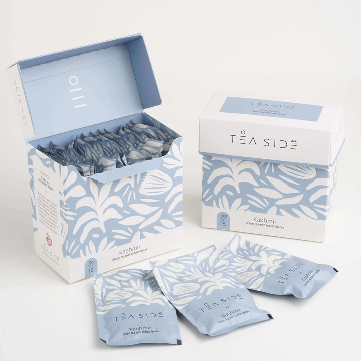 Kashmir - Green tea with Indian spices individually wrapped teabags