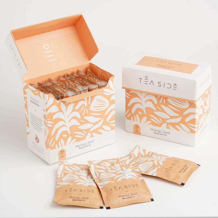 Mango Zest - Mango Black Tea individually wrapped teabags